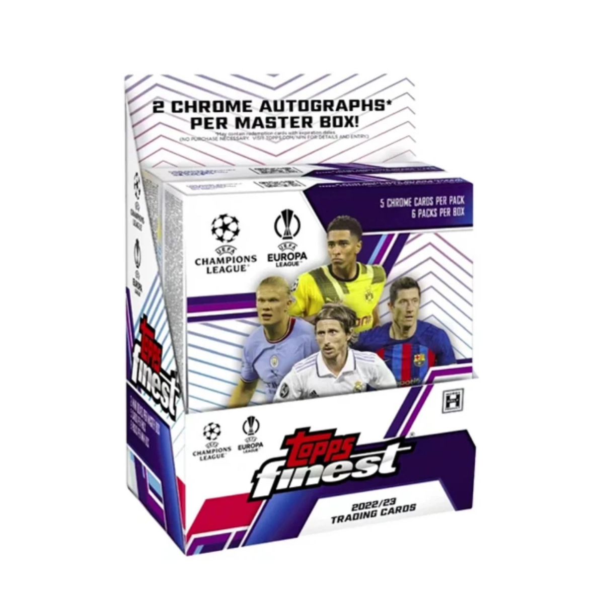 22-23 topps 欧冠 足球 finest 球星卡 球星卡 盲盒（默认代拆）