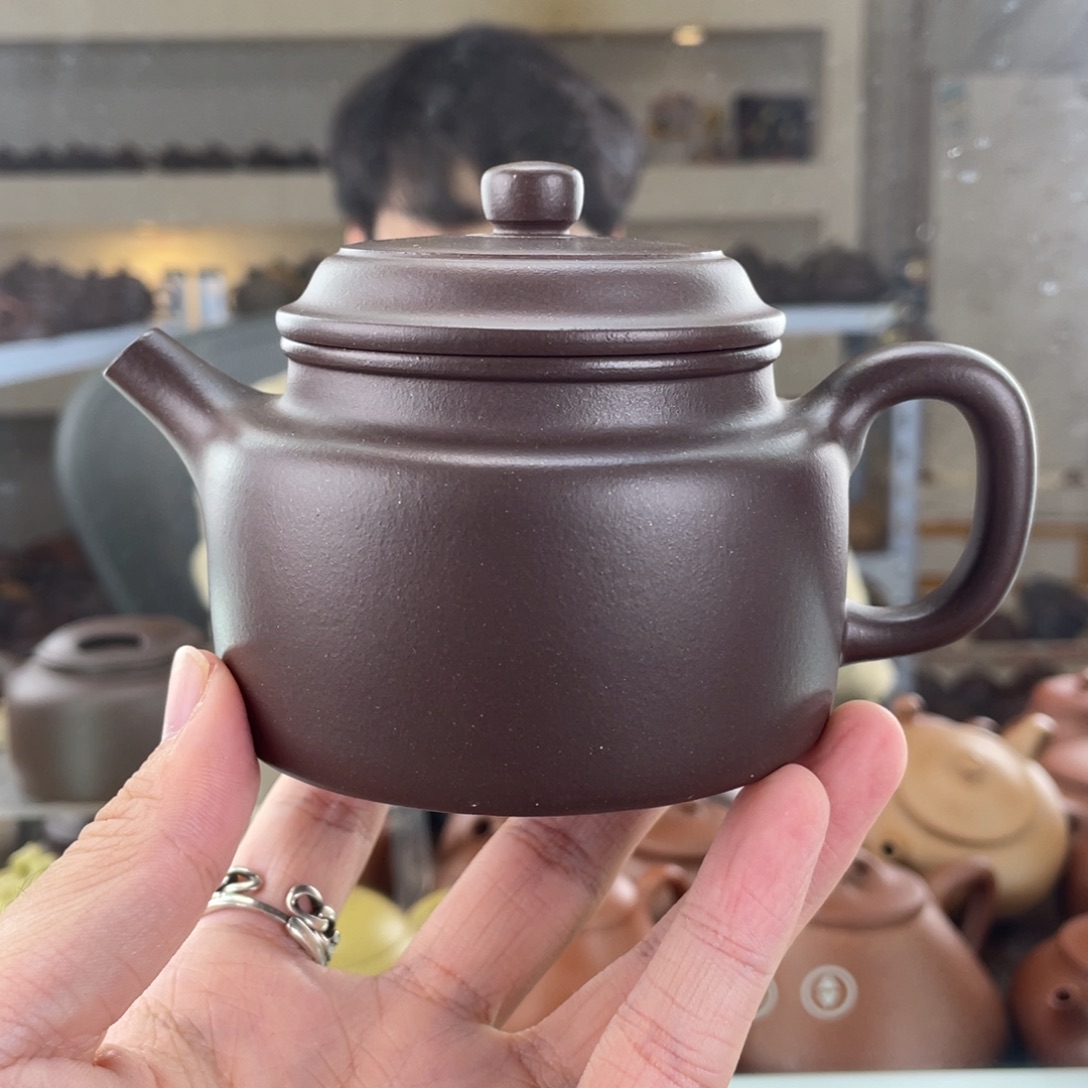 茶壶紫砂220cc大水潭底槽清茶壶