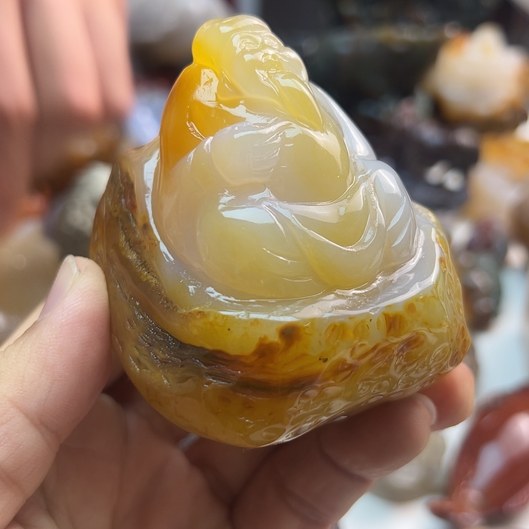 玛瑙/玉髓未镶嵌颈饰