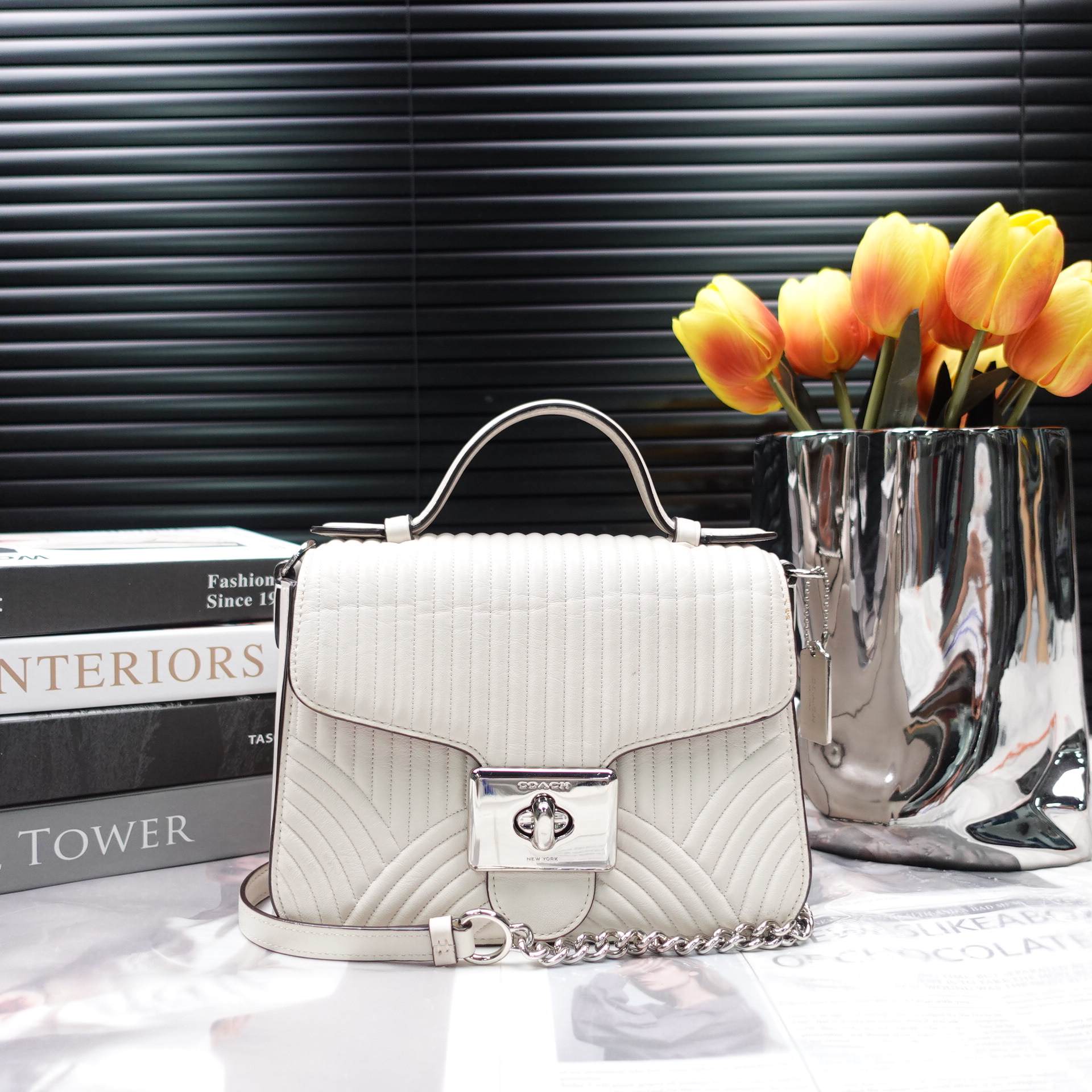 95新 COACH/蔻驰 单肩包/T10226383