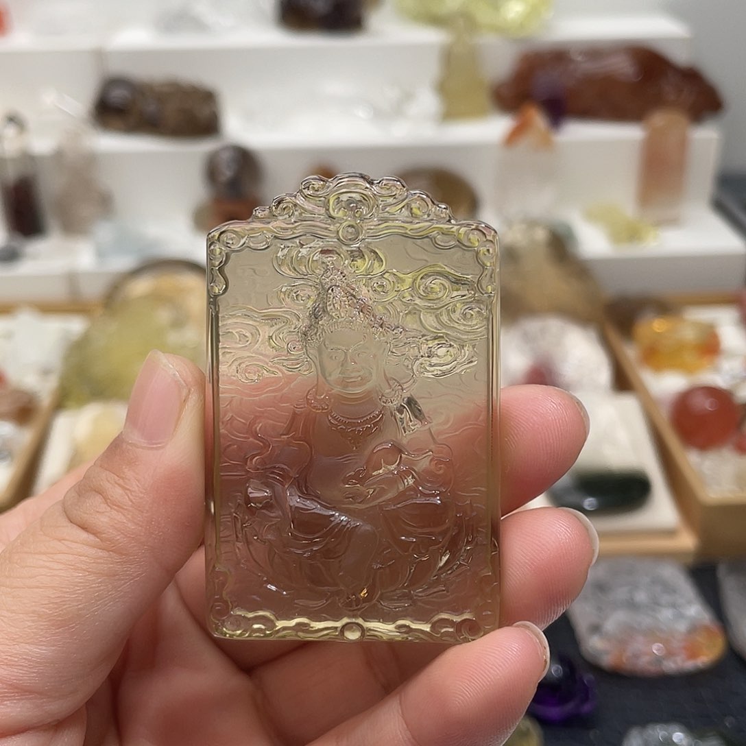 水晶颈饰未镶嵌定制