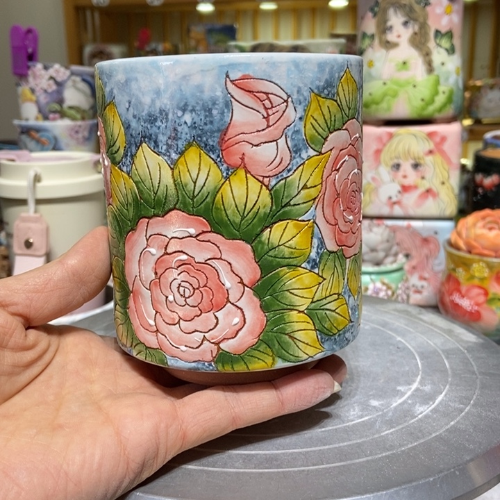 景德镇艺术手绘作品