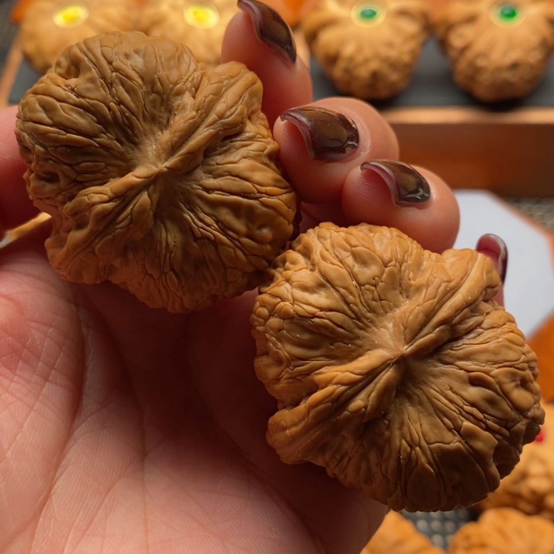 文玩核桃把件44尺寸全品平谷元宝