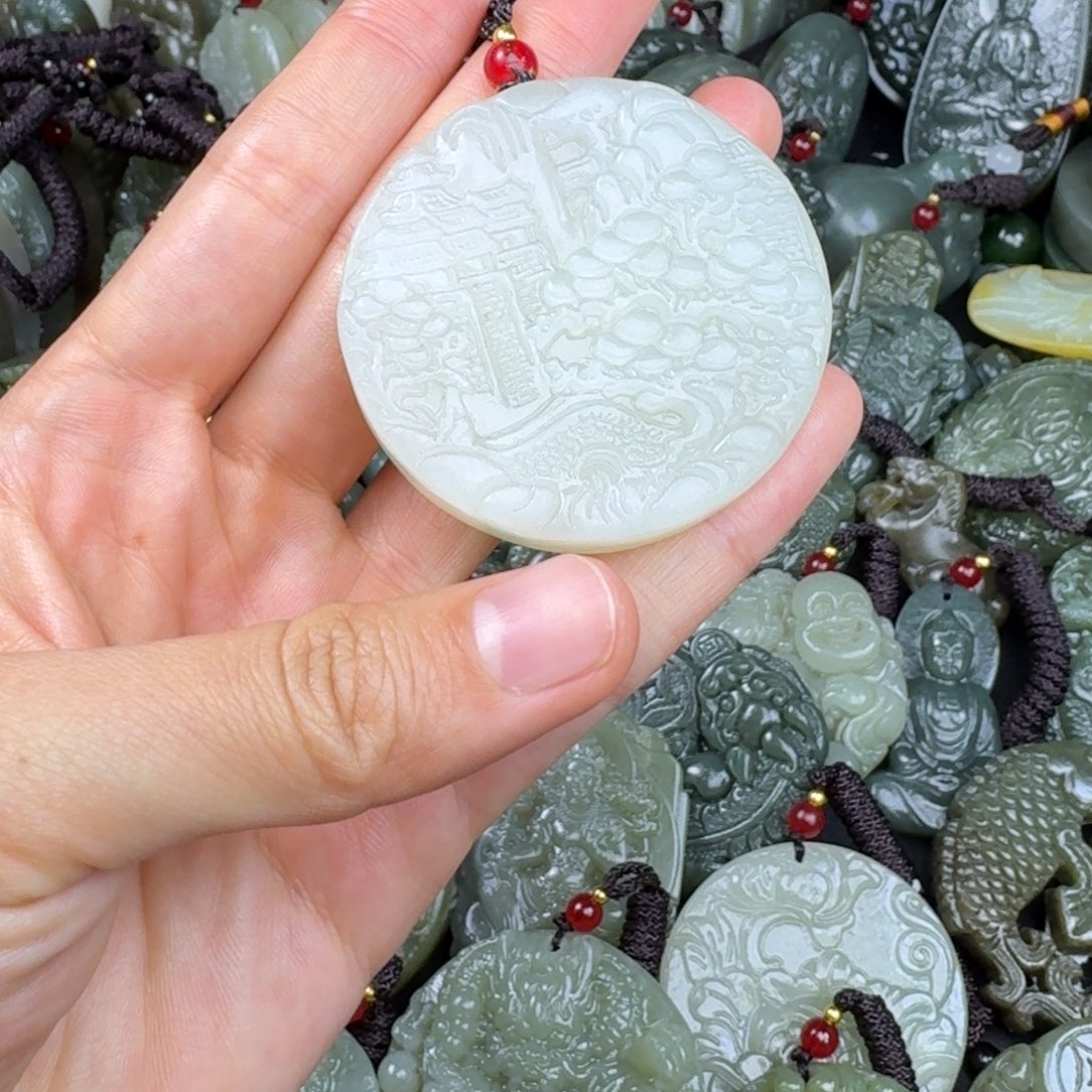 和田玉颈饰未镶嵌