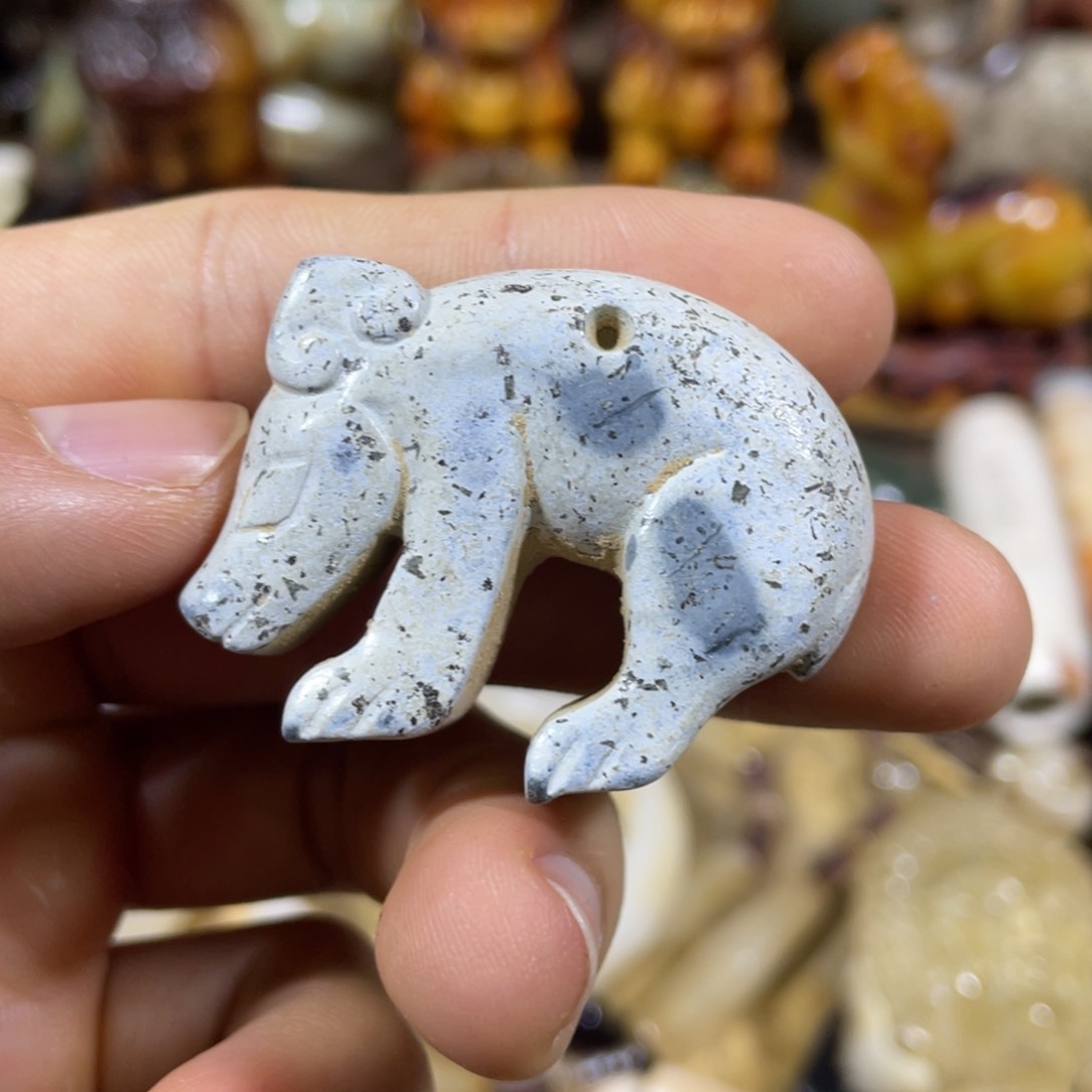 和田玉吊坠(不含链)未镶嵌