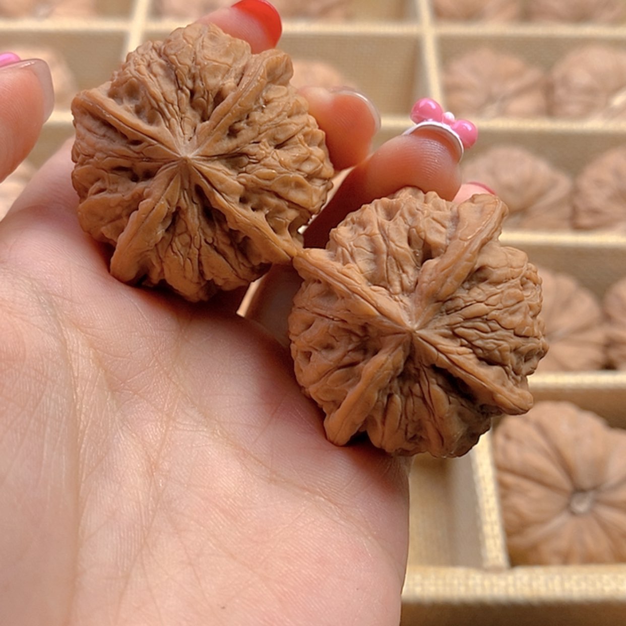 【闪购商品】把件文玩核桃文玩核桃四棱