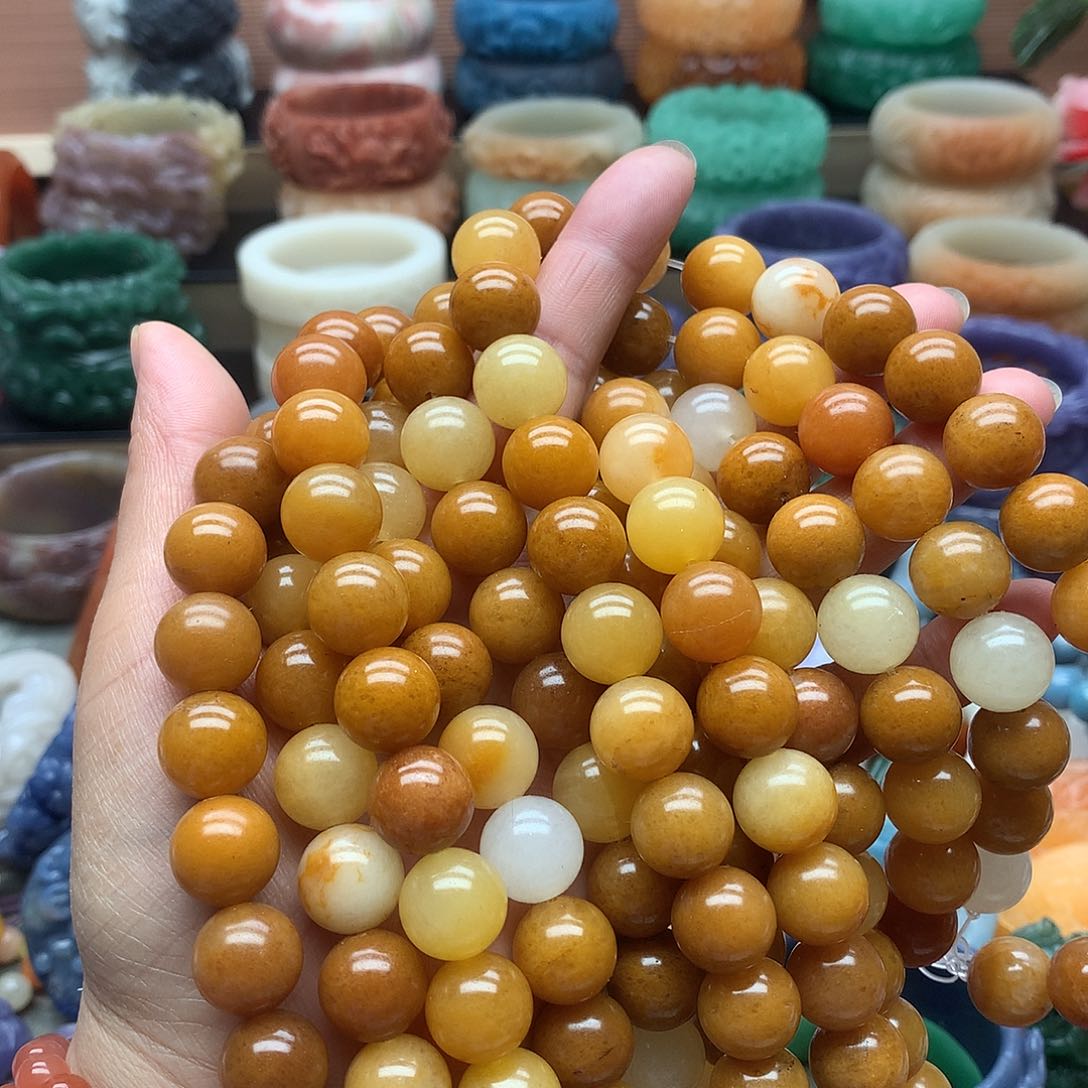 毛衣链未镶嵌石英质玉