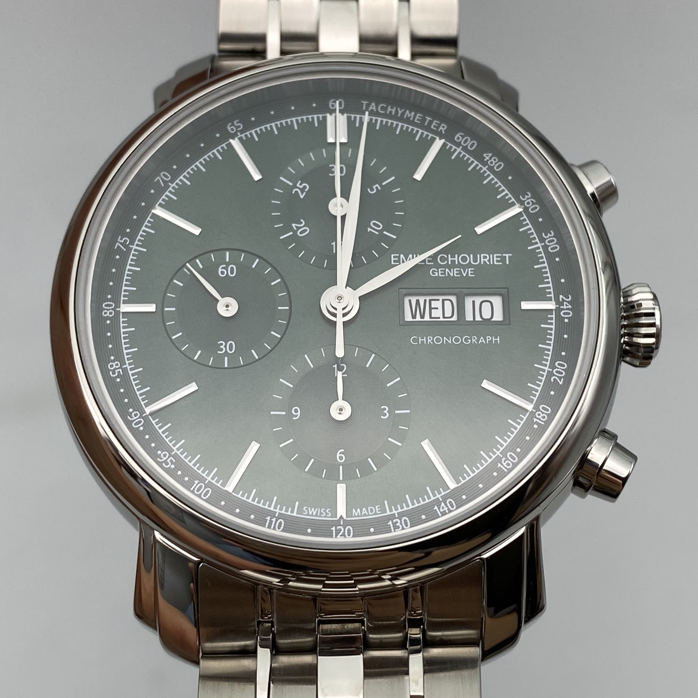 95新 EmileChouriet/艾米龙 艾米龙 莱蒙 自动机械腕表 表径：42mm