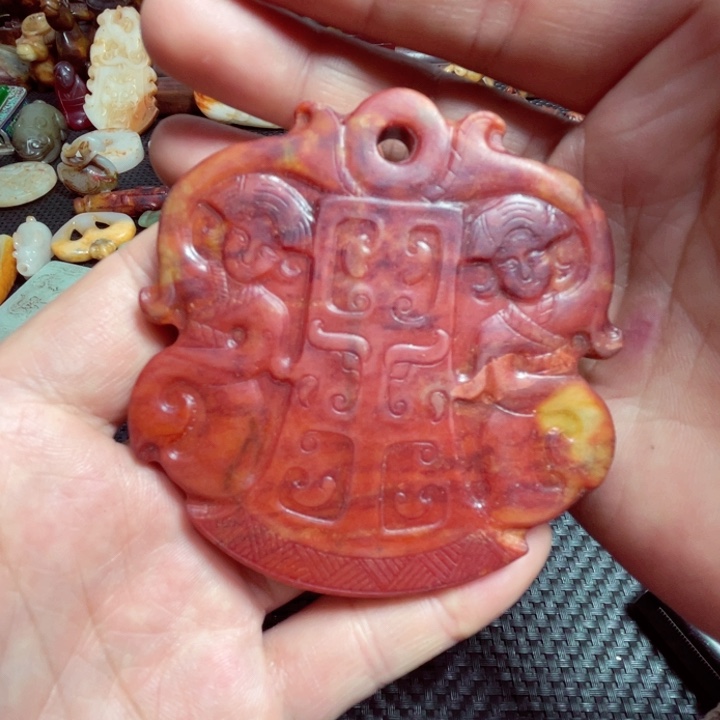 滴血莲花菩提把件