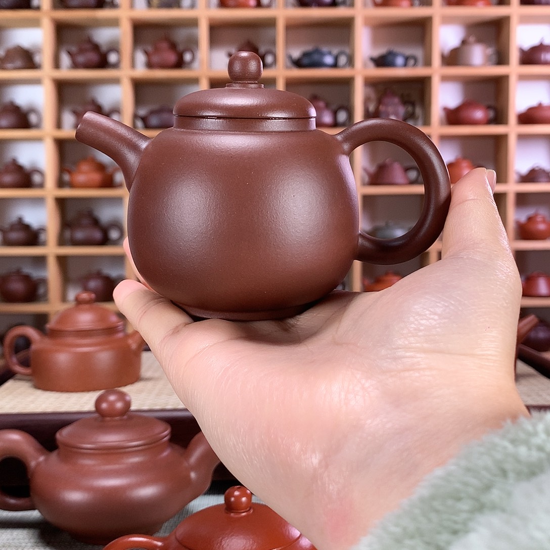 明氏龙蛋紫砂紫砂壶手工制作