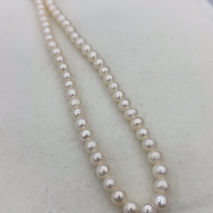 淡水珍珠颈饰银S925镶嵌702