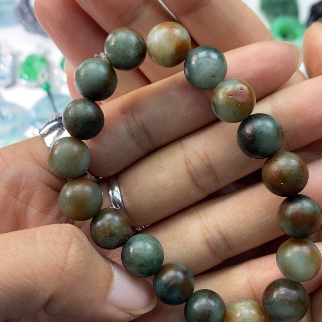 翡翠手链未镶嵌超*翡翠88888