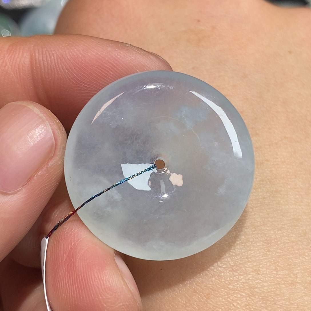 翡翠颈饰未镶嵌平安