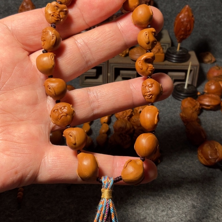 不****橄榄核手串/手链手工制作工艺