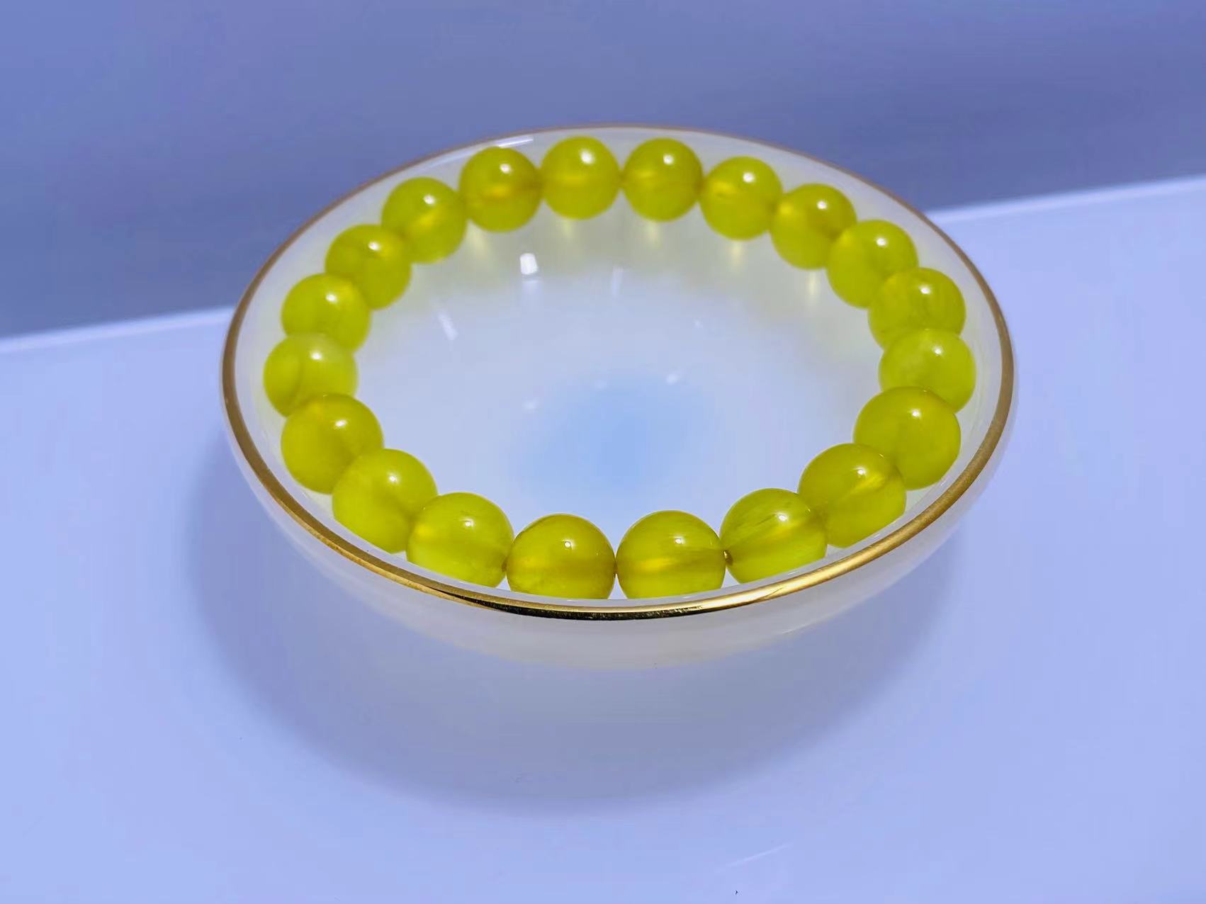 天然葡萄石金葡萄手链-尺寸可选--（多样性发一条）