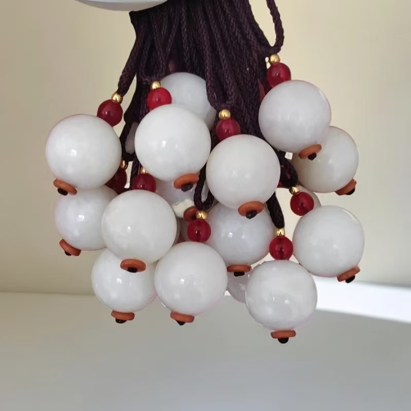 《何总福利》 纯天然和田玉转运珠   多样性发一个