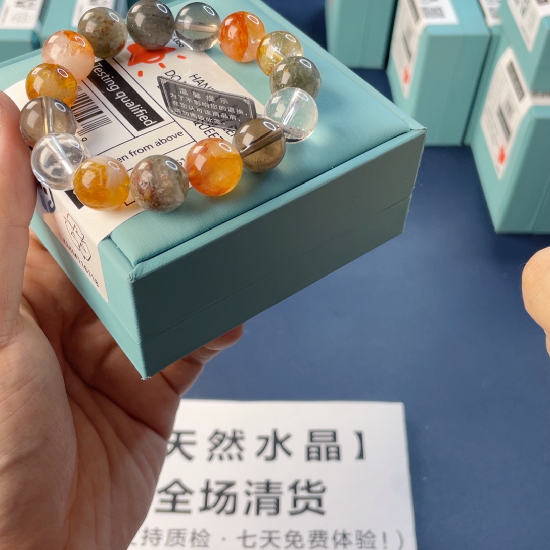 手链水晶银S925镶嵌