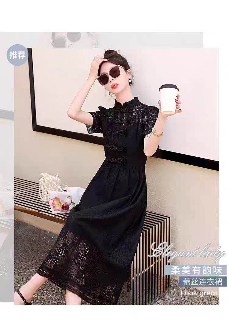 L222蕾丝连衣裙舒适