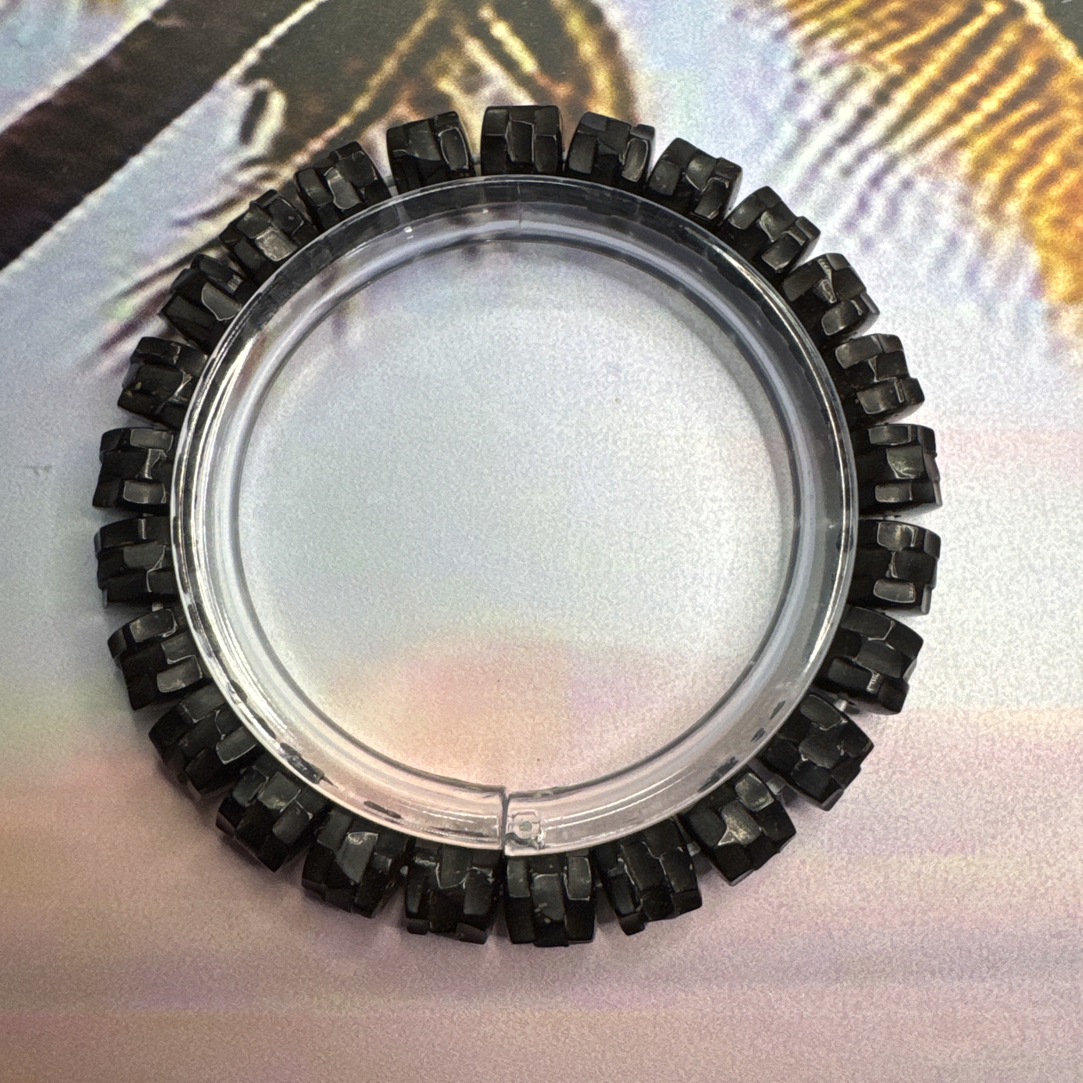 【干将】印尼原生态精工椰蒂9x8干将单圈手串