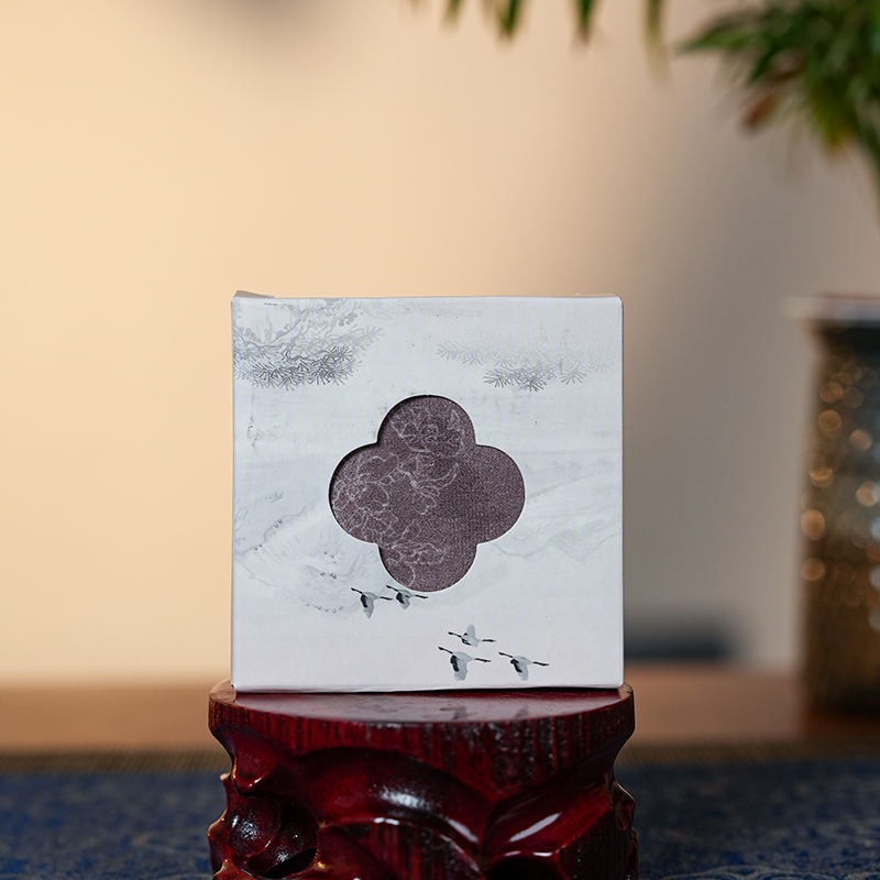 【墨舍好物】彩绘茶巾洁巾锦鲤-素咖（th64）