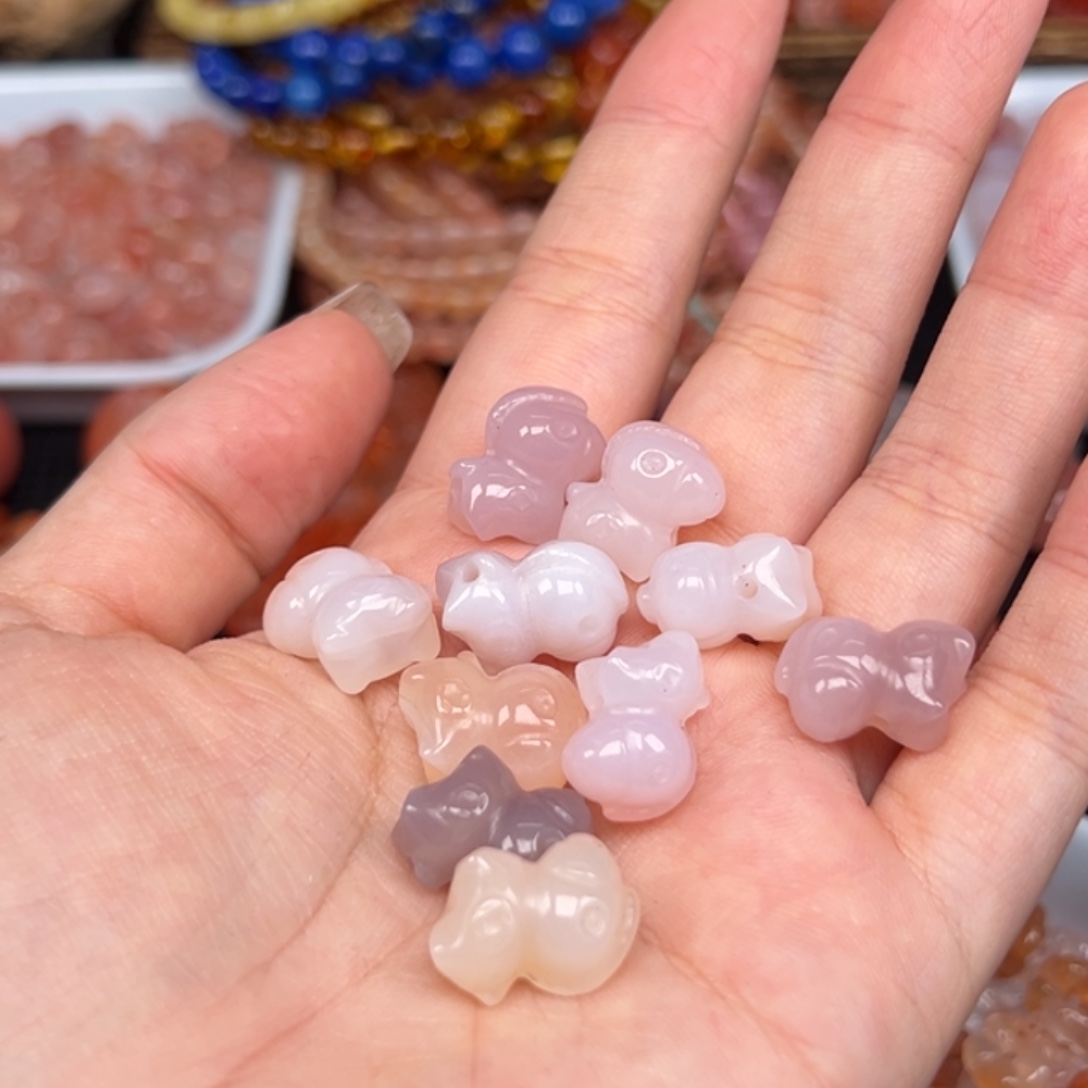 玛瑙/玉髓未镶嵌吊坠(不含链)