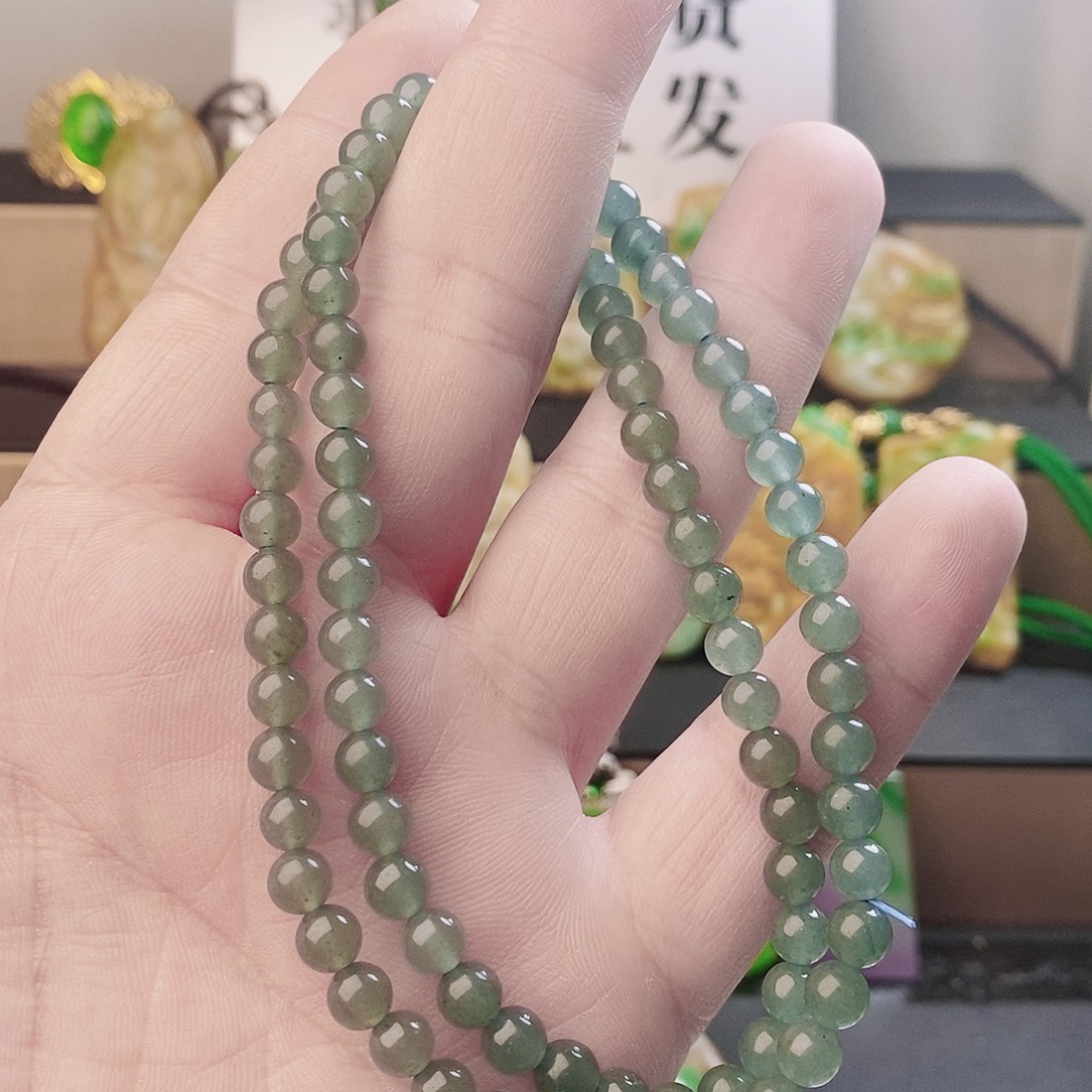 翡翠银S925镶嵌吊坠(赠链)