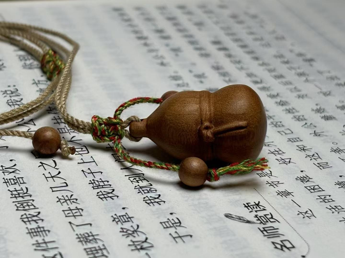 印度老山檀香葫芦吊坠