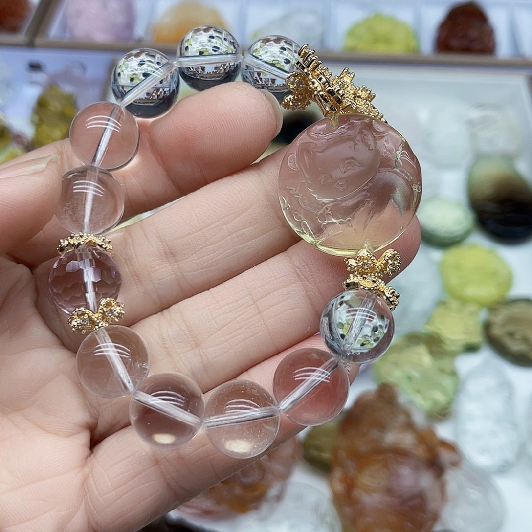 水晶吊坠(不含链)未镶嵌A****