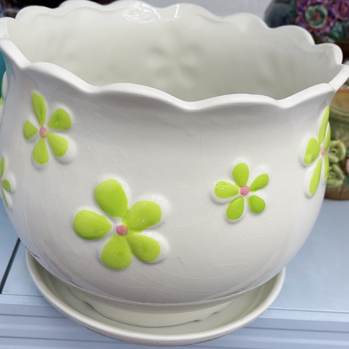 【闪购商品】陶瓷多肉绿植陶瓷花盆