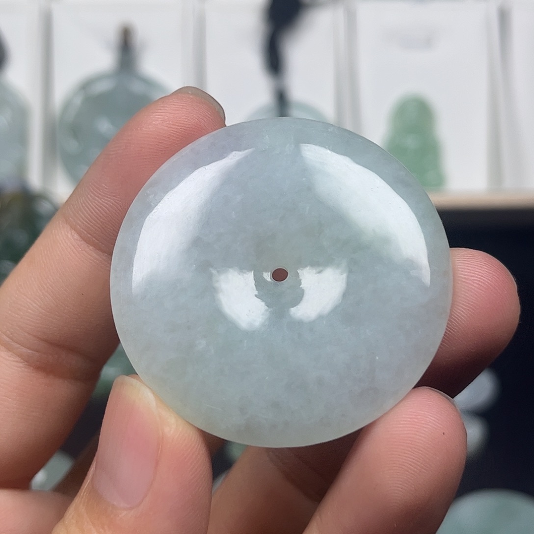 颈饰未镶嵌翡翠缅甸翡翠