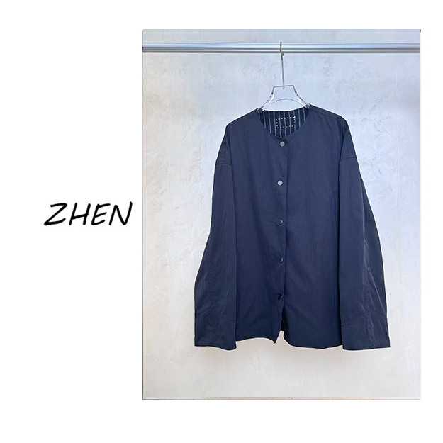 【ZHEN】25K01386 2025新款西装外套职场风小众设计师款
