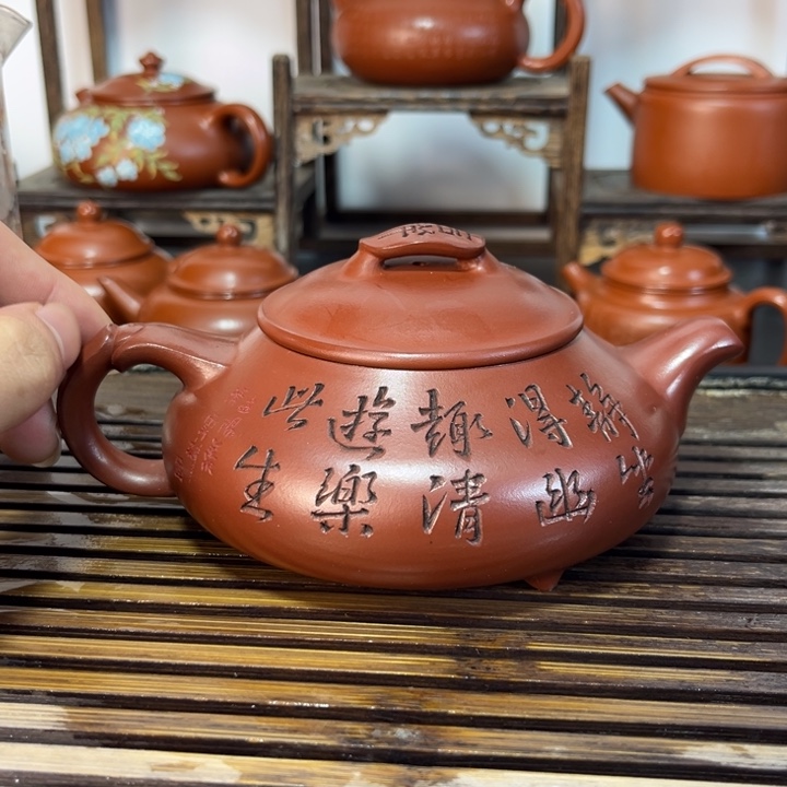 紫砂茶壶原矿紫砂手工制作