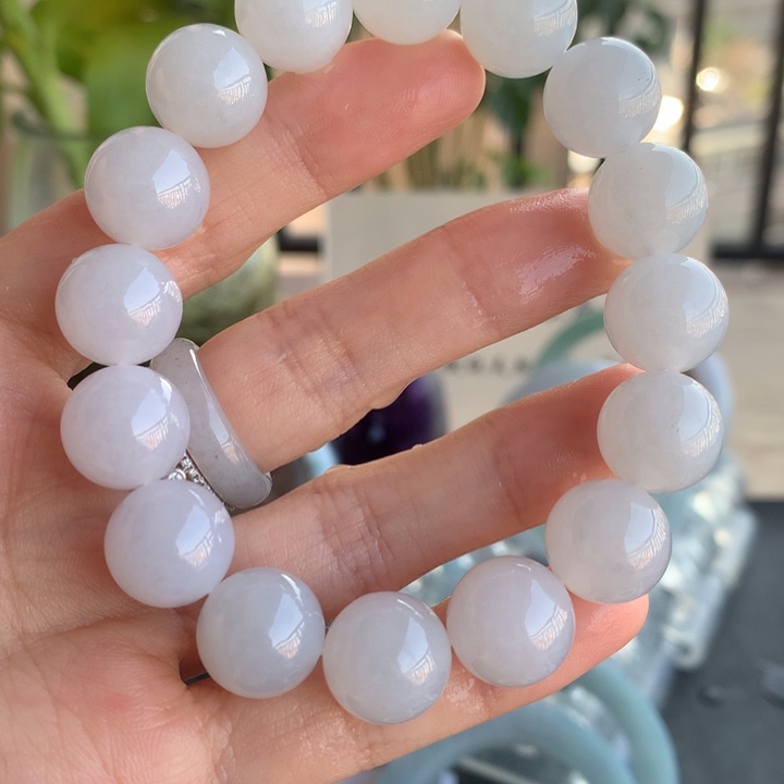 翡翠未镶嵌手链13mm