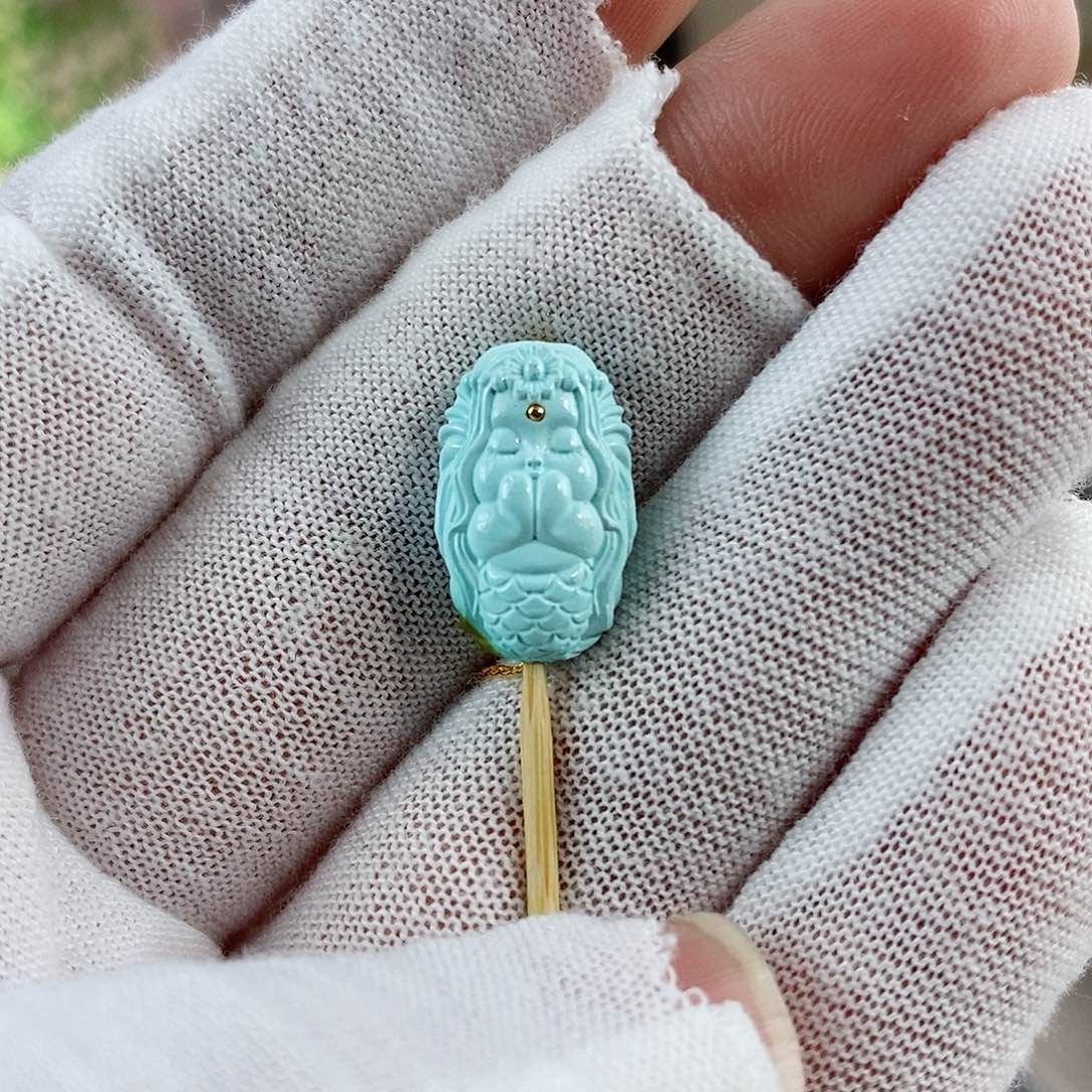 绿松石珠宝奇石未镶嵌