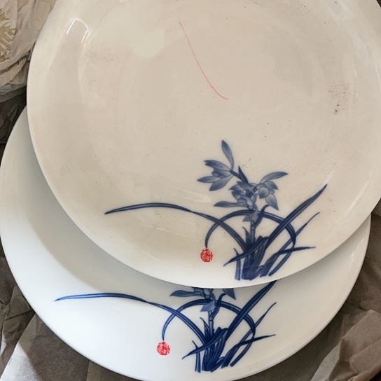 盘8寸深窝盘一个陶瓷