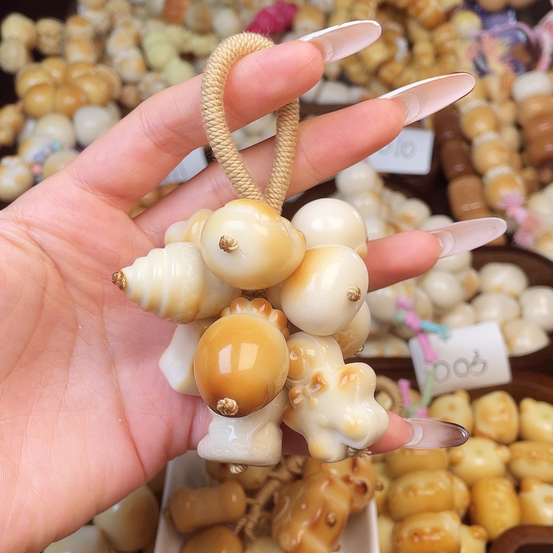 吊坠白玉菩提成品c