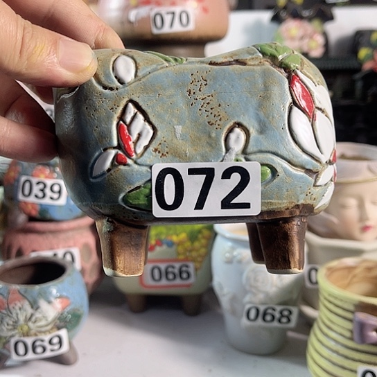 红陶多肉植物花盆