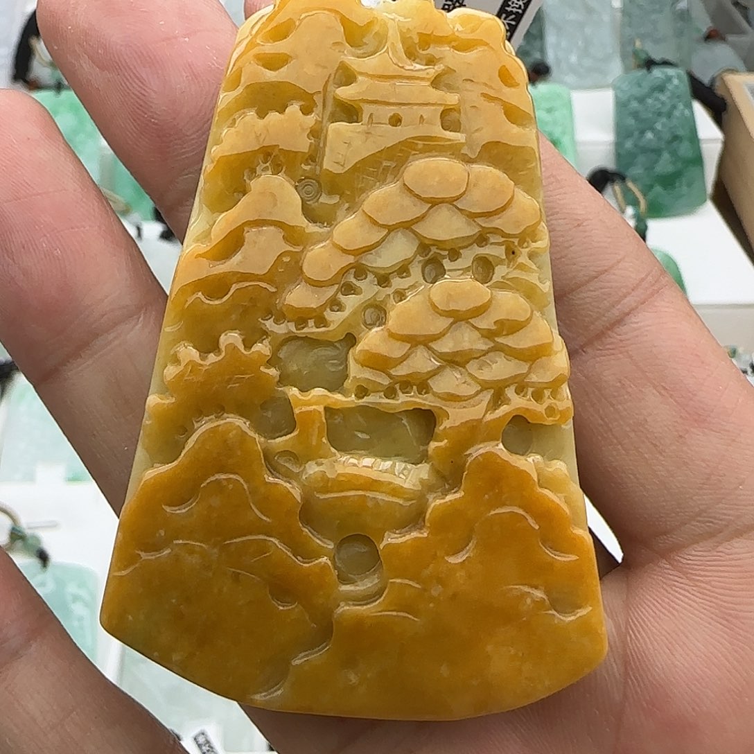 颈饰未镶嵌翡翠翡翠