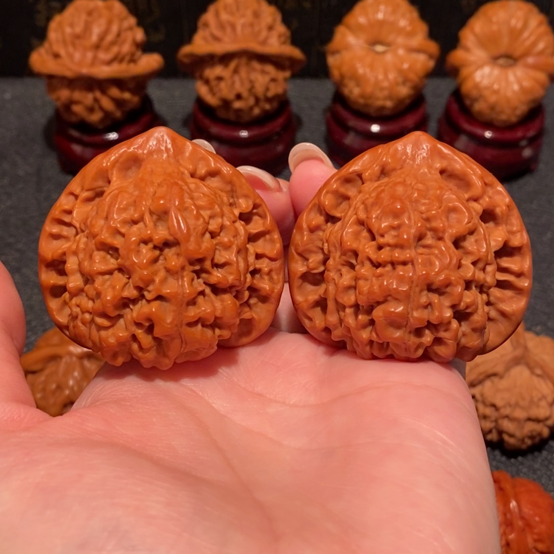 文玩核桃把件官帽