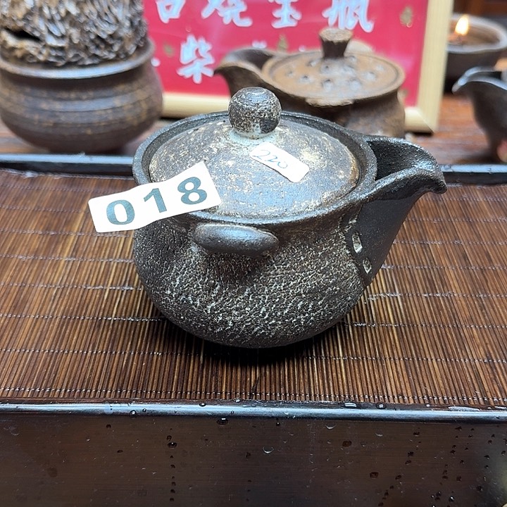纯手工制作粗陶茶具