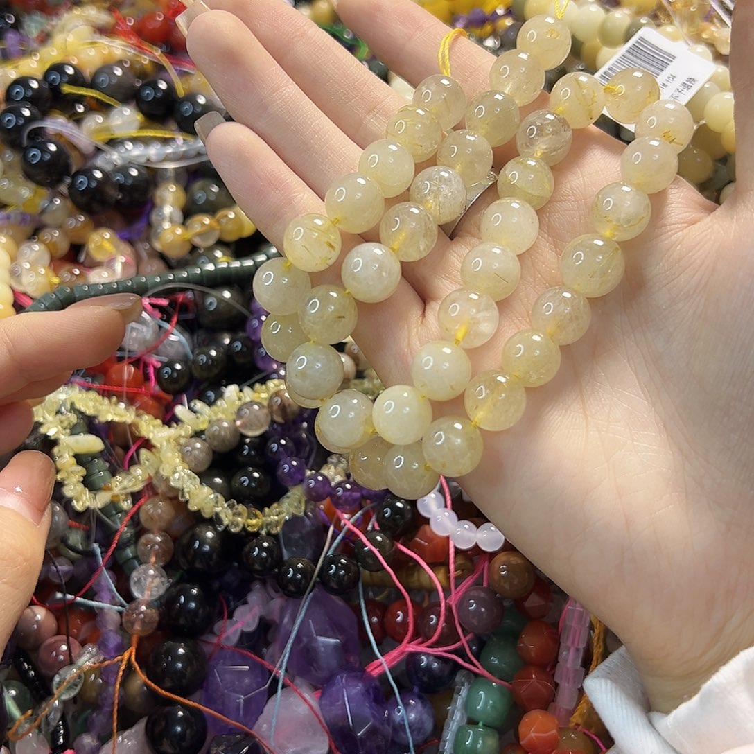 玛瑙/玉髓未镶嵌珠宝半成品金发卡10一条