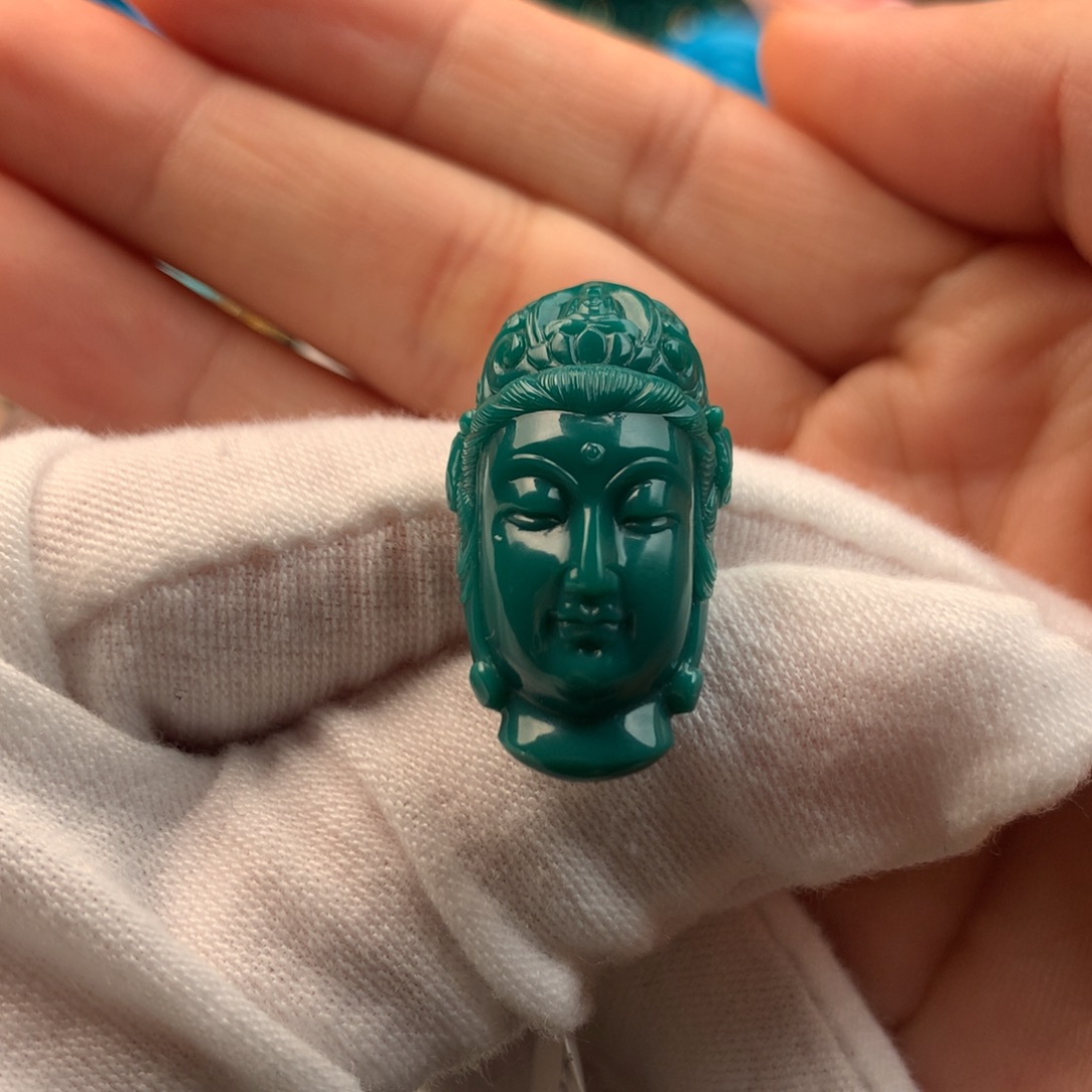 专***气绿松石未镶嵌发饰