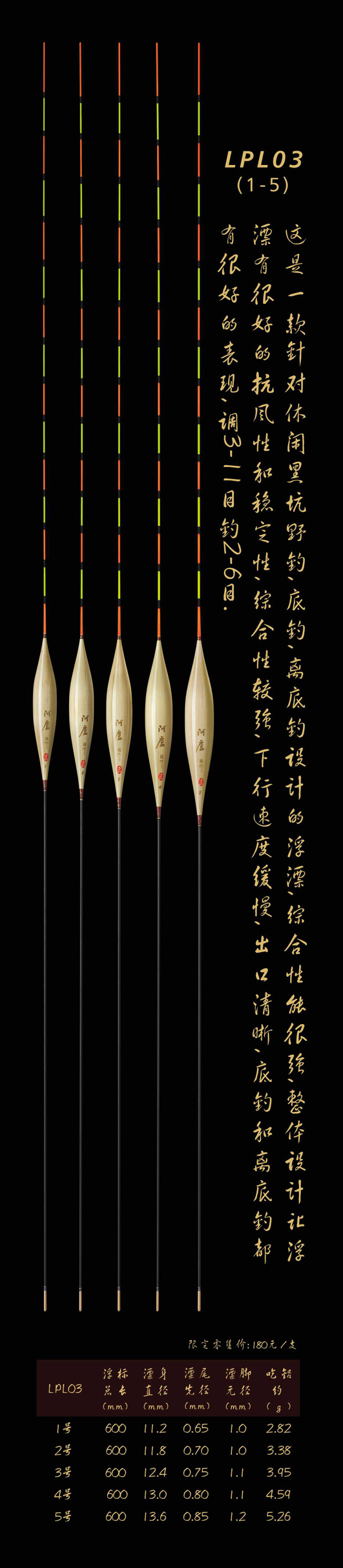 阿卢L03休闲黑坑款适用于底钓或临底