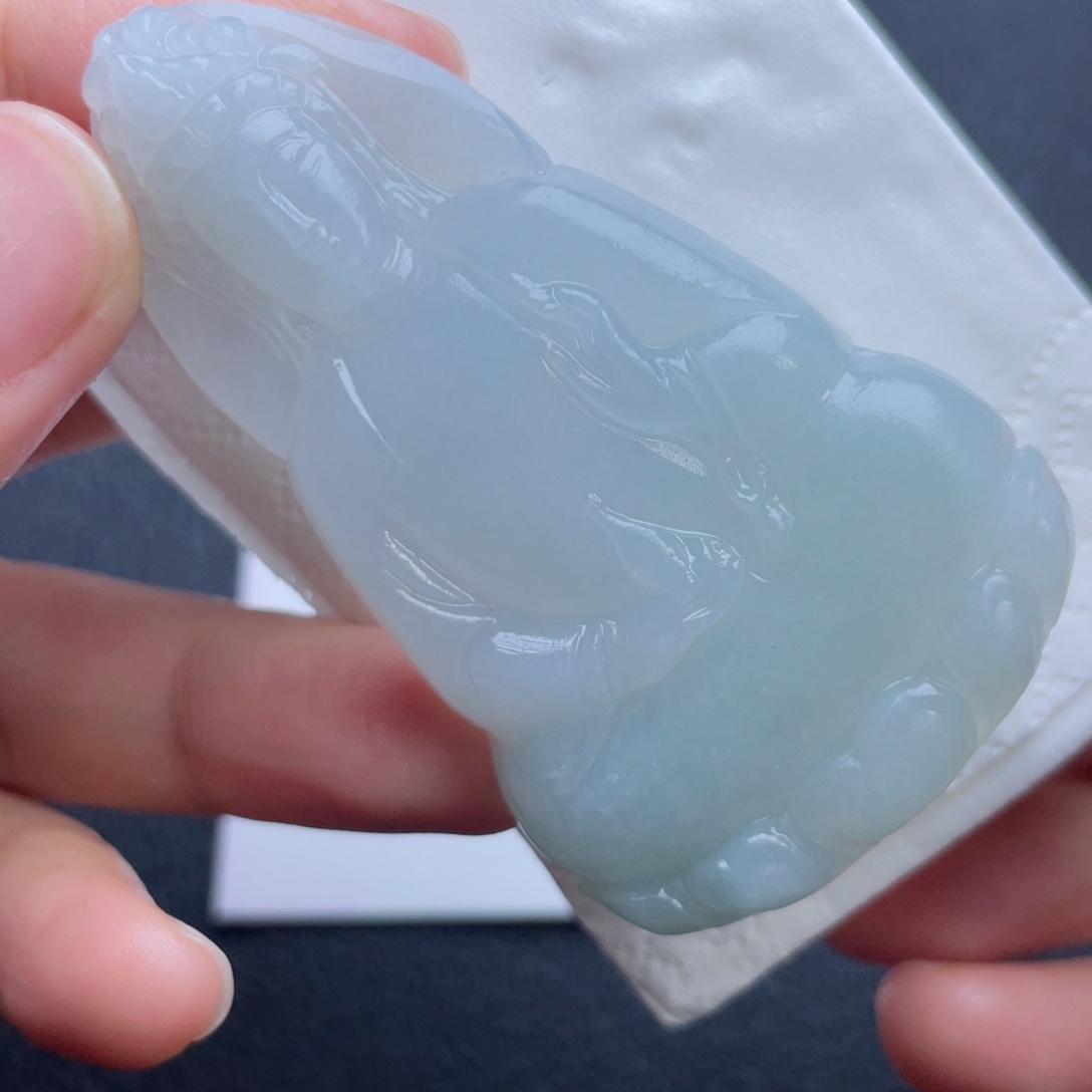 定制翡翠未镶嵌翡翠吊坠