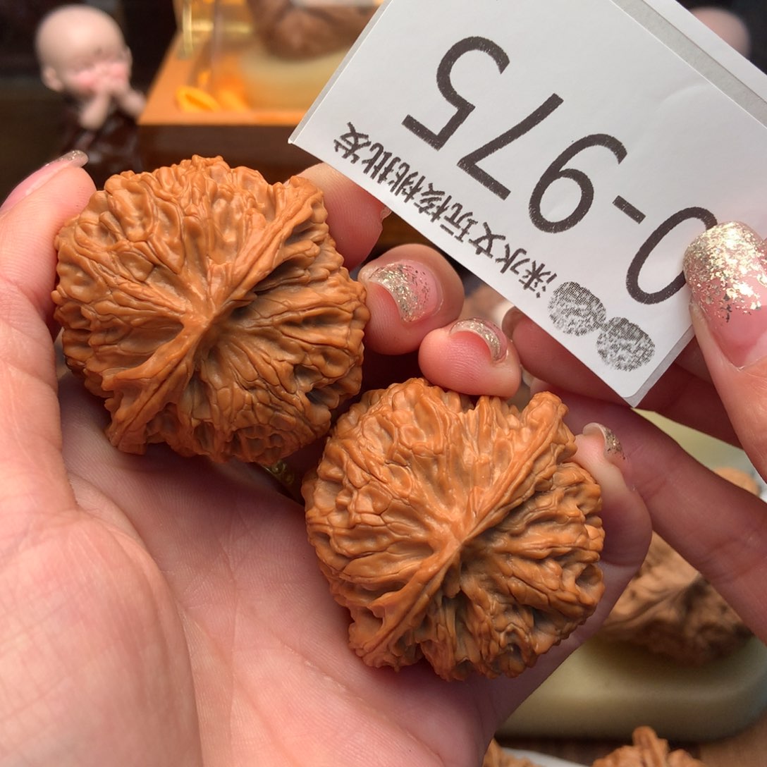 文玩核桃把件44苹果 