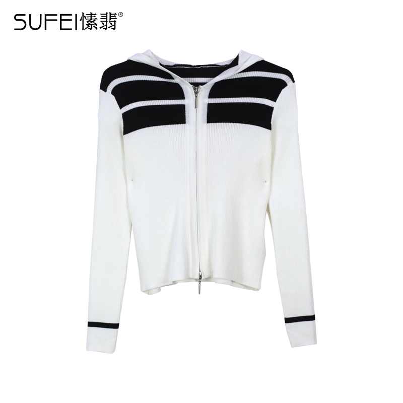 SUFEI/愫翡S41ZZ0118A  春季新款百搭针织衫  0118