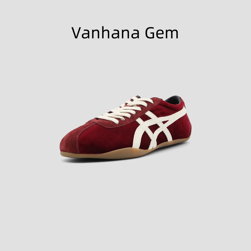 VANHANA GEM德训鞋女2025新款欧洲站时尚百搭平底休闲女鞋1306228