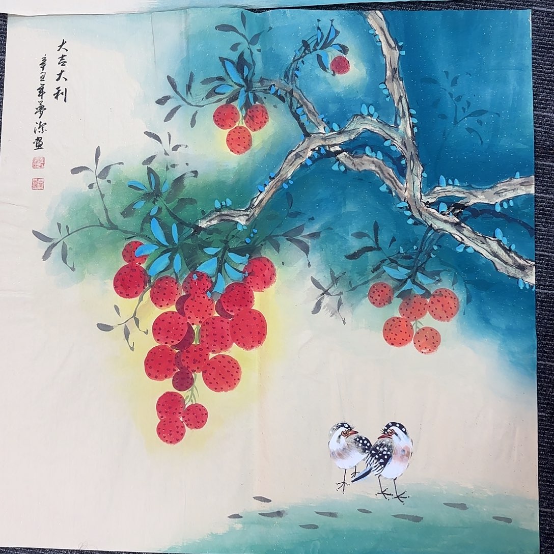 国画国画纯手绘作品