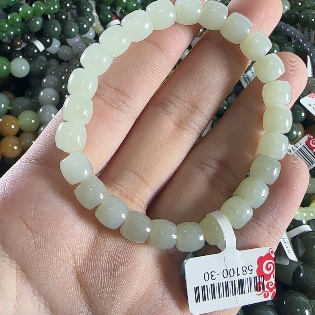 和田玉手链未镶嵌167