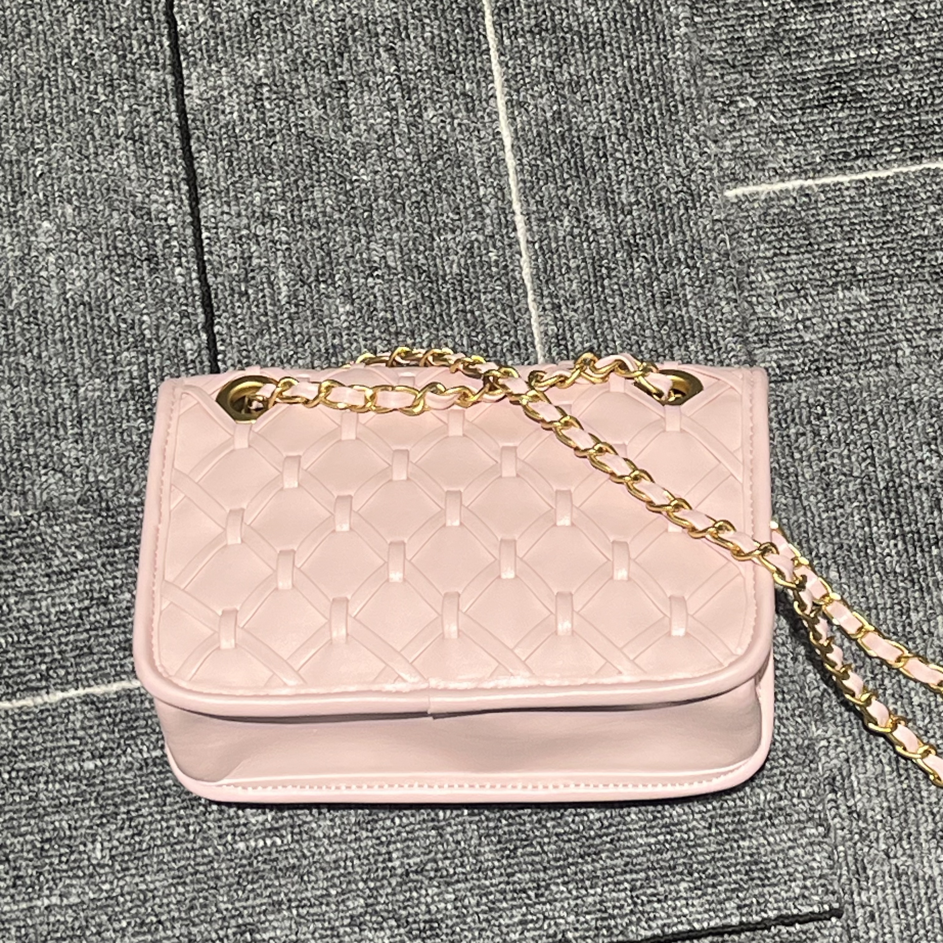 COCO DICV25新款高端定制时尚女包 网格豆腐